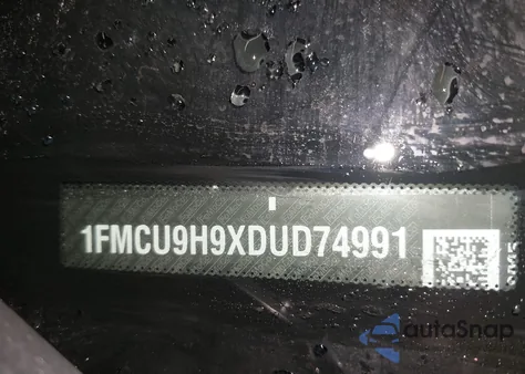 2013 Ford Escape Sel z USA, uszkodzony, nr VIN 1FMCU9H9XDUD74991